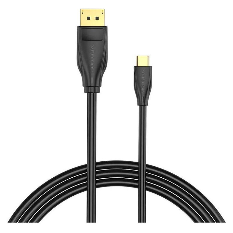 Vention CABLE DP TO USB-C 8K HD/2M BLACK CGYBH VENTION