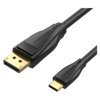 Vention CABLE DP TO USB-C 8K HD/2M BLACK CGYBH VENTION