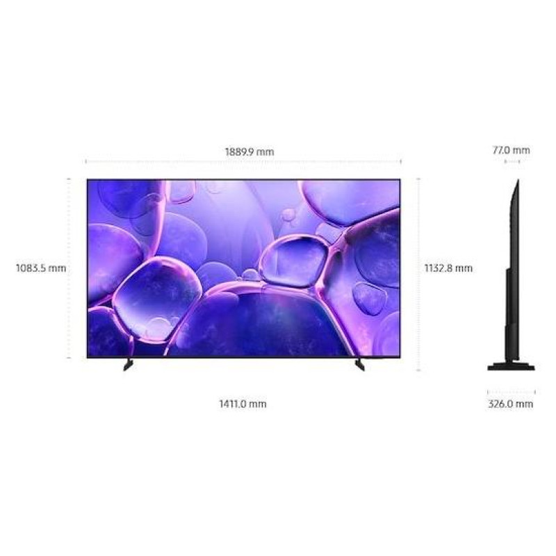 Samsung TV Set|SAMSUNG|75 "|4K Ultra HD|3840 x 2160 pixels|Flat|16:9|LED|UE85U8072FUXXH