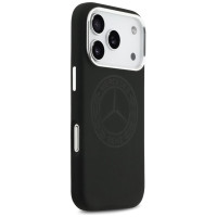 Mercedes Silicone Vintage Logo MagSafe Case for iPhone 17 Pro - Black