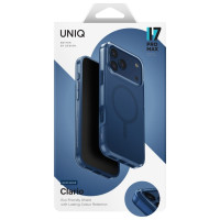 Uniq Clario Magclick Charging Case for iPhone 17 Pro Max - Blue