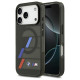 BMW M IML Metal Buttons Tricolor Lines MagSafe Case for iPhone 17 Pro - Black