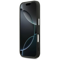 Guess Peony Hot Stamp Script MagSafe Case for iPhone 17 Pro - Black