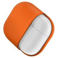 Uniq Nexo AirPods 4 + Ear Hooks Silicone case - orange