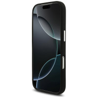 Mercedes AMG Silicone Oversize Rhombs MagSafe Case for iPhone 17 Pro - Black