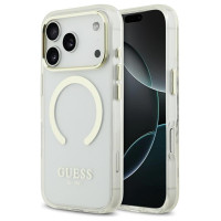 Guess Metal Outline MagSafe case for iPhone 17 Pro - gold