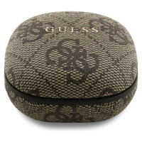 Guess 4G Classic Metal Logo TWS ENC Earphones - Brown