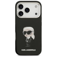 Karl Lagerfeld IML Aquarelle Karl & Logo MagSafe Case for iPhone 17 Pro - Black