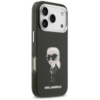 Karl Lagerfeld IML Aquarelle Karl & Logo MagSafe Case for iPhone 17 Pro - Black