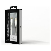 Gembird CABLE LIGHTNING TO USB-C 1.5M/CC-USB2S-CM8PM-1.5M-W GEMBIRD