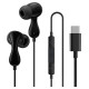 Baseus Encok CZ20 In-Ear Wired USB-C Headphones - Black