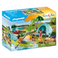 Playmobil CAMPING Kempings ar ugunskuru 71425