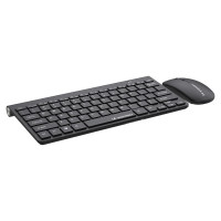 Wozinsky Wireless Keyboard + Compact Mouse Set - Black