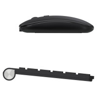 Wozinsky Wireless Keyboard + Compact Mouse Set - Black