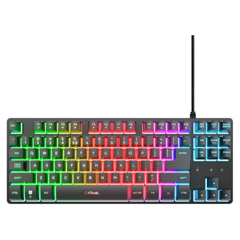 Trust KEYBOARD USB GXT833 THADO TKL/ENG BLACK 25886 TRUST