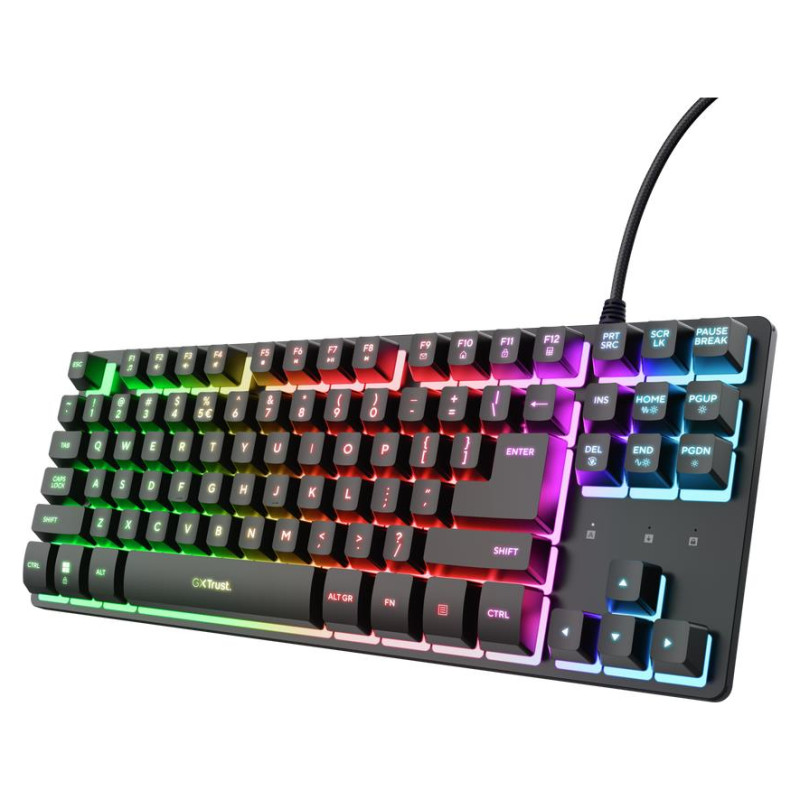 Trust KEYBOARD USB GXT833 THADO TKL/ENG BLACK 25886 TRUST