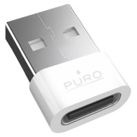 Puro USB-C - USB-A Adapter - White
