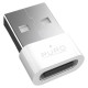 Puro USB-C - USB-A Adapter - White