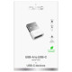 Puro USB-C - USB-A Adapter - White