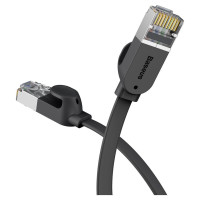 Baseus High Speed ​​flat Ethernet CAT6 RJ45 network cable 1m - black