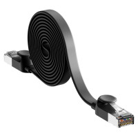 Baseus High Speed ​​flat Ethernet CAT6 RJ45 network cable 1m - black