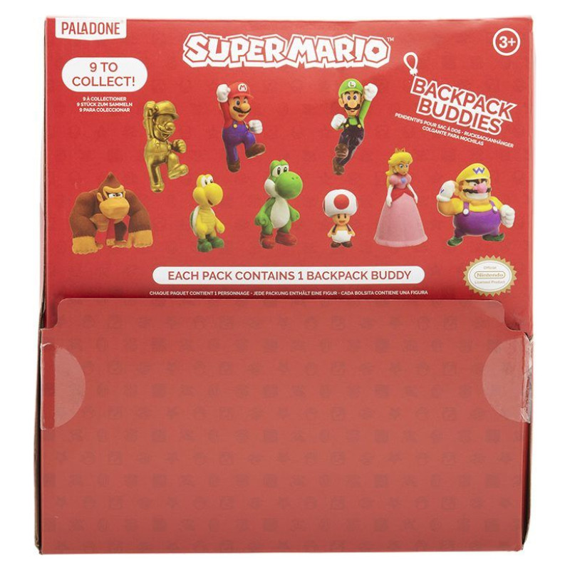 Paladone Super Mario Backpack Buddies CDU Of 24 pcs