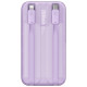 Baseus Comet Series powerbank with display 20000mAh 22.5W - purple + USB-A / USB-C cable
