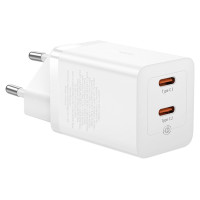 Baseus GaN5 Pro 40W 2xUSB-C Wall Charger - White
