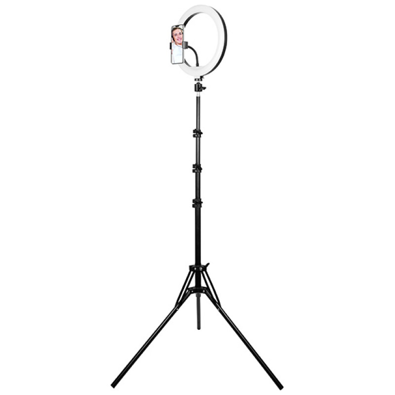 Tracer 46745 LED Ring Lamp 30cm with 210cm tripod