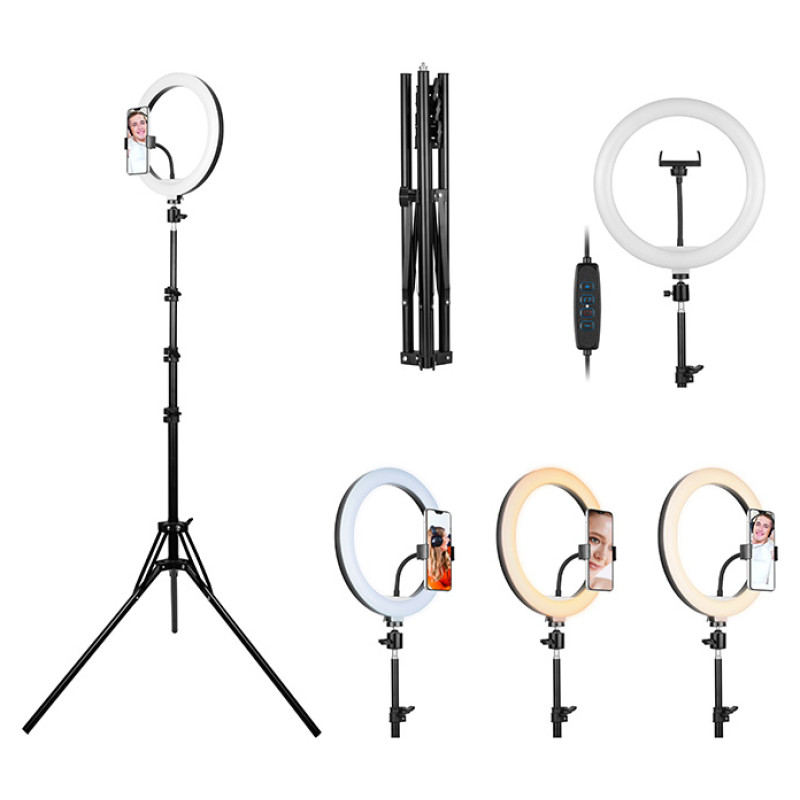 Tracer 46745 LED Ring Lamp 30cm with 210cm tripod