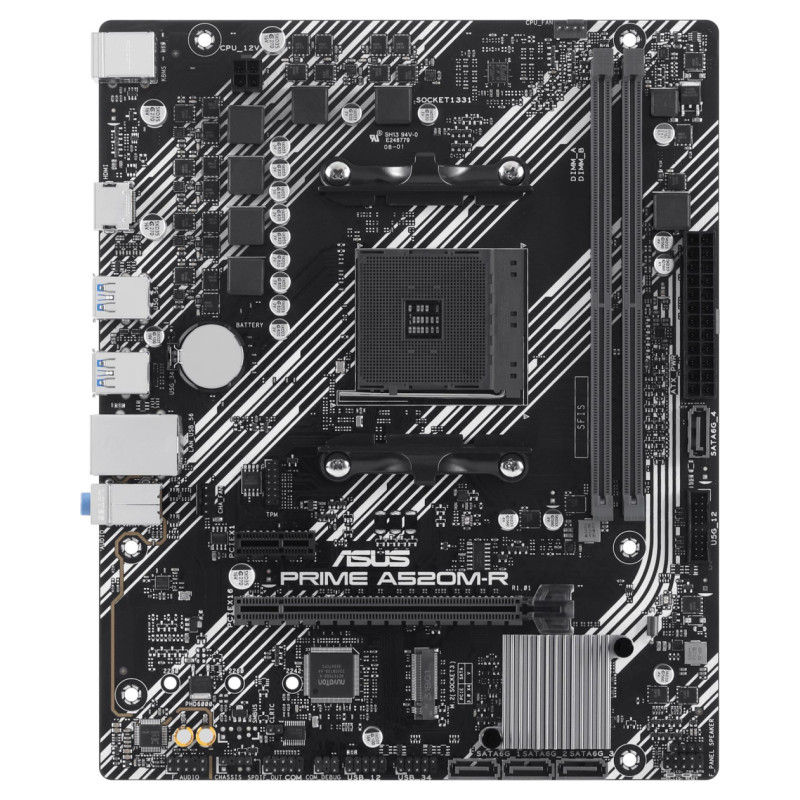 Asus Mainboard|ASUS|AMD A520|SAM4|Micro-ATX|Memory DDR4|Memory slots 2|1xPCI-Express 3.0 1x|1xPCI-Express 3.0 16x|1xM.2|1xHDMI|2xUSB 2.0|4xUSB 3.1|2xPS/2|1xRJ45|3xAudio port|PRIMEA520M-R