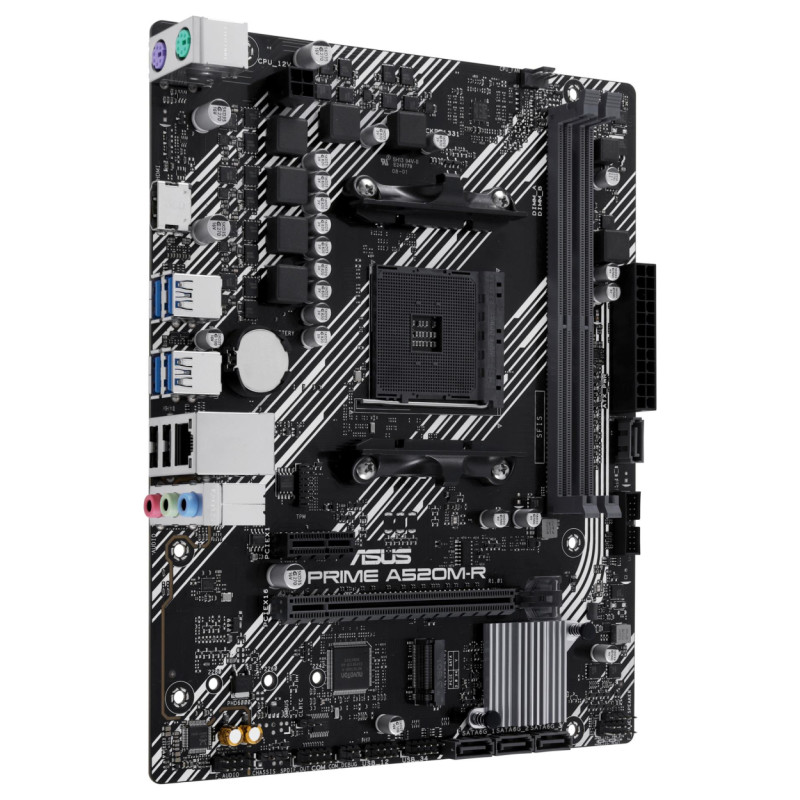 Asus Mainboard|ASUS|AMD A520|SAM4|Micro-ATX|Memory DDR4|Memory slots 2|1xPCI-Express 3.0 1x|1xPCI-Express 3.0 16x|1xM.2|1xHDMI|2xUSB 2.0|4xUSB 3.1|2xPS/2|1xRJ45|3xAudio port|PRIMEA520M-R