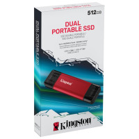 Kingston External SSD|KINGSTON|512GB|3D NAND|Write speed 950 MBytes/sec|Read speed 1050 MBytes/sec|SPSD/512GB