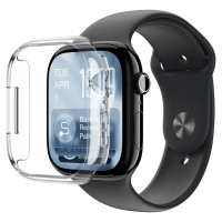 Amazingthing Minimal Protective Case for Apple Watch Series 11 46mm - Clear