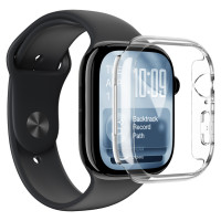 Amazingthing Minimal Protective Case for Apple Watch Series 11 46mm - Clear