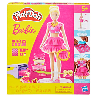 Play-Doh BARBIE Rotaļu komplekts Ruffles and Bows