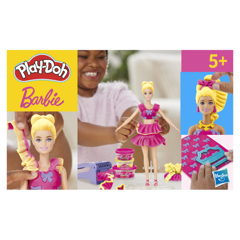 Play-Doh BARBIE Rotaļu komplekts Ruffles and Bows
