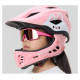 Rockbros TT-32002 Rabbit Children's Bike Helmet with Detachable Chin Size M (54-58) - Pink
