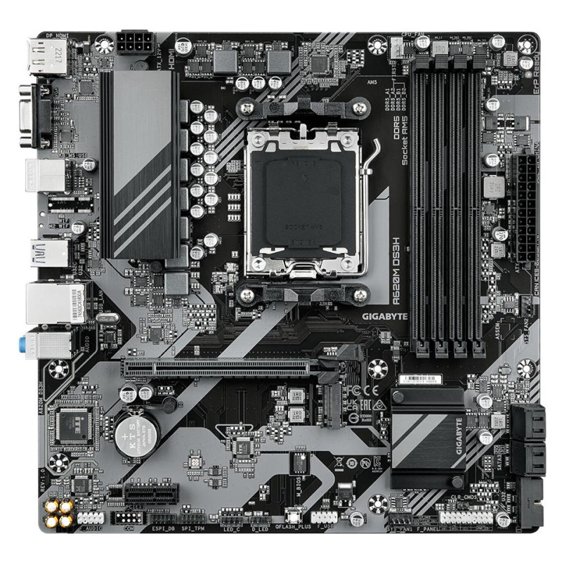 Gigabyte Mainboard|GIGABYTE|AMD A620|Socket AM5|micro ATX|RAM DDR5-SDRAM|4xSlots|1xPCI Express x1 slots|1xPCI Express x16 slots|1xNumber of M.2 (M) slots|A620MDS3H2.0