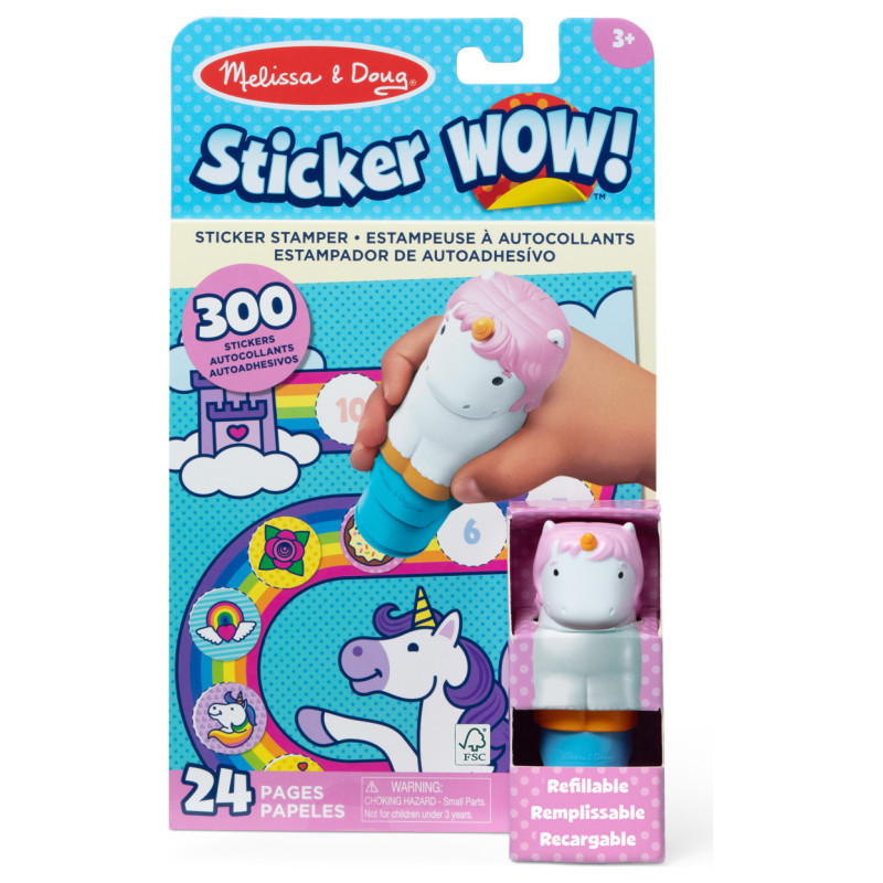Melissa & Doug Sticker Wow! Aktivitā&scaron;u komplekts &ndash; Vienradzis