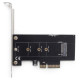 Gembird PC ACC M.2 SSD ADAPTER PCI-E/ADD-ON CARD PEX-M2-01 GEMBIRD