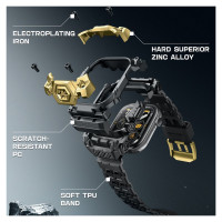 Supcase Unicorn Beetle Ore Case for Apple Watch 10/11 (46 mm) - Black and Gold