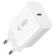Tech-Protect NC20W Wall Charger with 100 cm USB-C / Lightning Cable - White