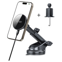 Tech-Protect mm15W-V10 Magnetic MagSafe Car Holder for Cockpit/Windshield/Air Vent - Black