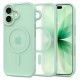 Tech-Protect MagMat MagSafe Case for iPhone 17 - Transparent Green