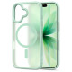 Tech-Protect MagMat MagSafe Case for iPhone 17 - Transparent Green
