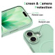 Tech-Protect MagMat MagSafe Case for iPhone 17 - Transparent Green