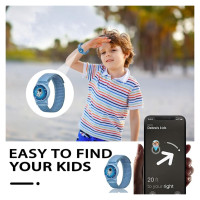 Tech-Protect Nylon Strap for Apple AirTag 1/2 - Blue