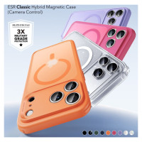 ESR Classic Hybrid MagSafe Case for iPhone 17 Pro Max - Clear Orange