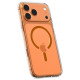 Spigen Ultra Hybrid MagSafe Case for iPhone 17 Pro Max - Clear Orange